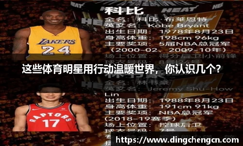 这些体育明星用行动温暖世界，你认识几个？