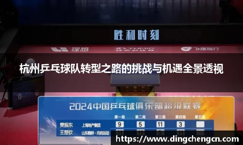 杭州乒乓球队转型之路的挑战与机遇全景透视