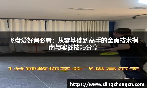 飞盘爱好者必看：从零基础到高手的全面技术指南与实战技巧分享
